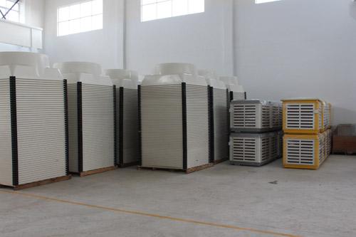 芜湖伟巨新一代厂房通风降温产品---风机 水帘=负压降温,用空调
